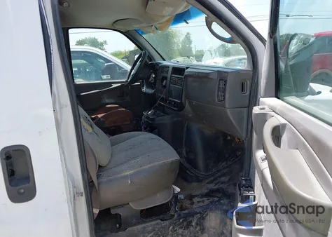 2007 Chevrolet Express Work Van from USA, damaged, VIN 1GCGG25U271107993